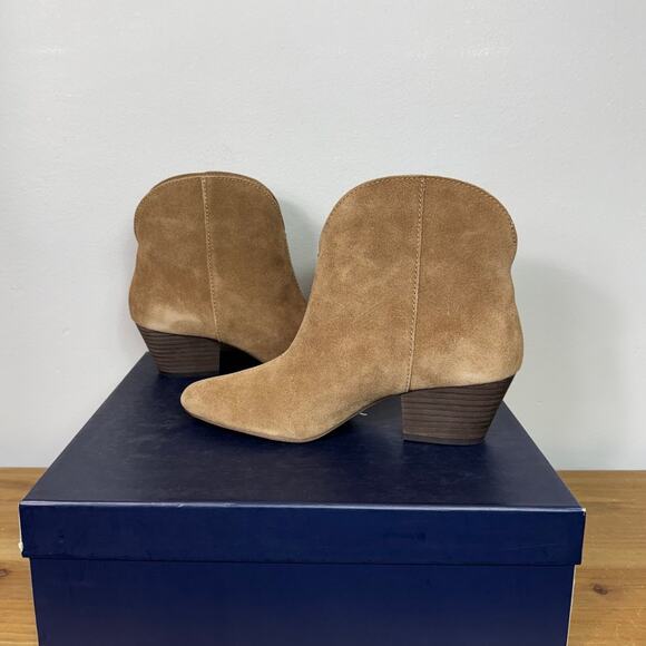 Splendid Paige Western Ankle Booties in Light Brown Size 7 - Picture 6 of 9